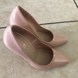 Blush/pink Pump heels pointy toe